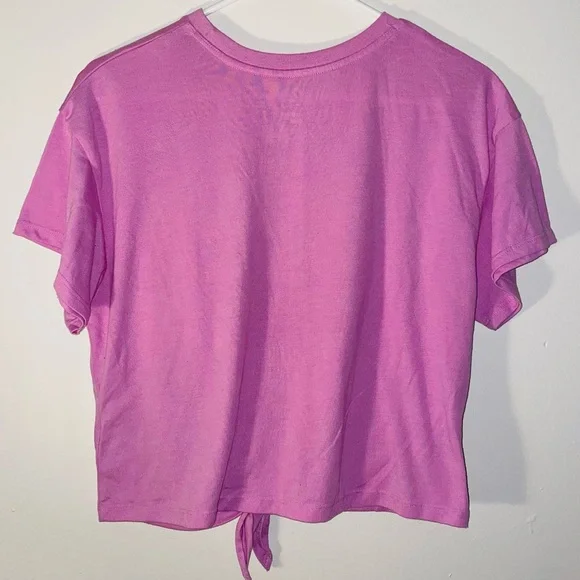 Converse Girls Purple Graphic Top - Picture 3 of 7